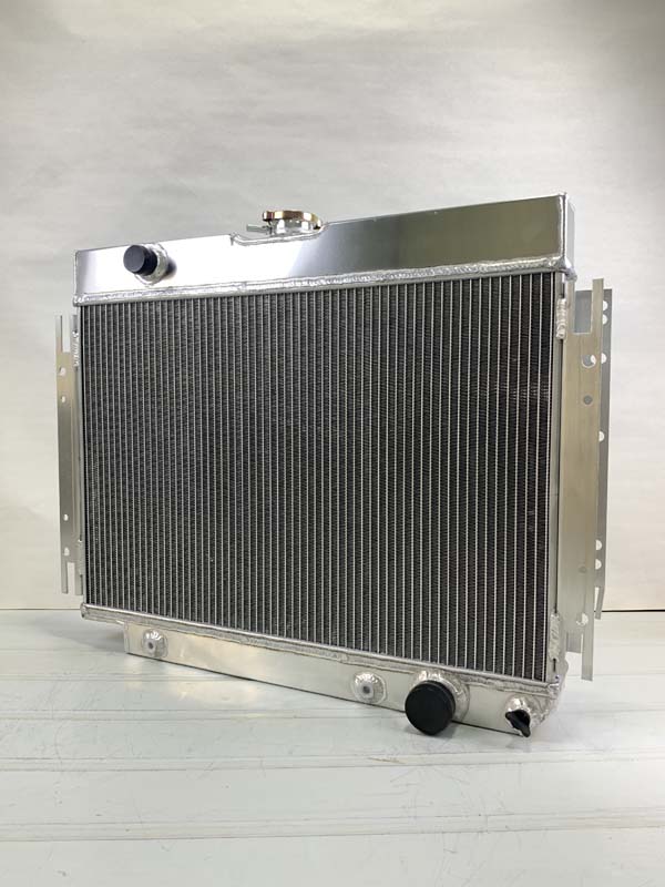 GPI Aluminum Radiator for 1963-1968 Chevy Bel Air Impala AT (Notched Tank) 1964 1965 1966 1967