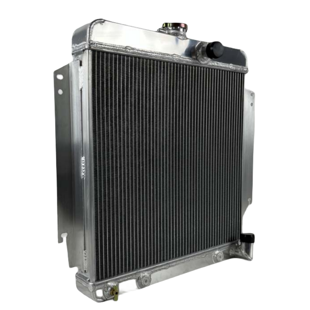 For 1965 1966 Dodge Dart Plymouth Valiant 2.8L 3.7L L6 5ROW Aluminum Radiator AT