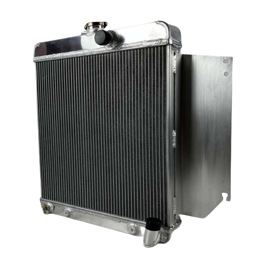For 1965 1966 Dodge Dart Plymouth Valiant 2.8L 3.7L L6 5ROW Aluminum Radiator AT