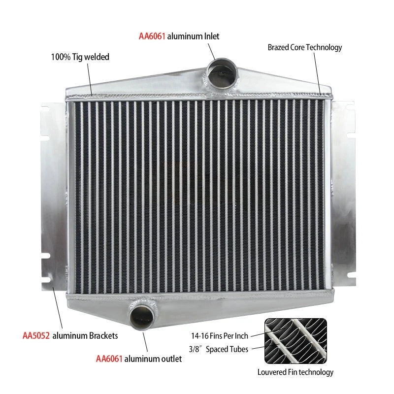 Performance aluminum Volvo Turbo Intercooler for Volvo 850 S70 V70 C70