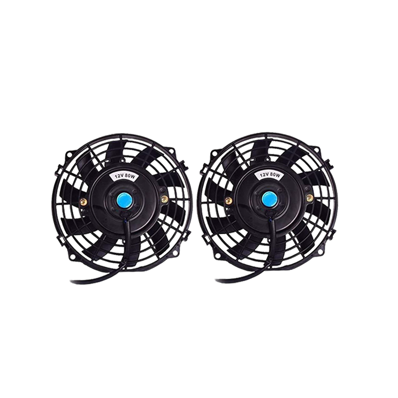 2 x 9" 9 inch NEW Universal Electric Radiator COOLING Fan + mounting kit