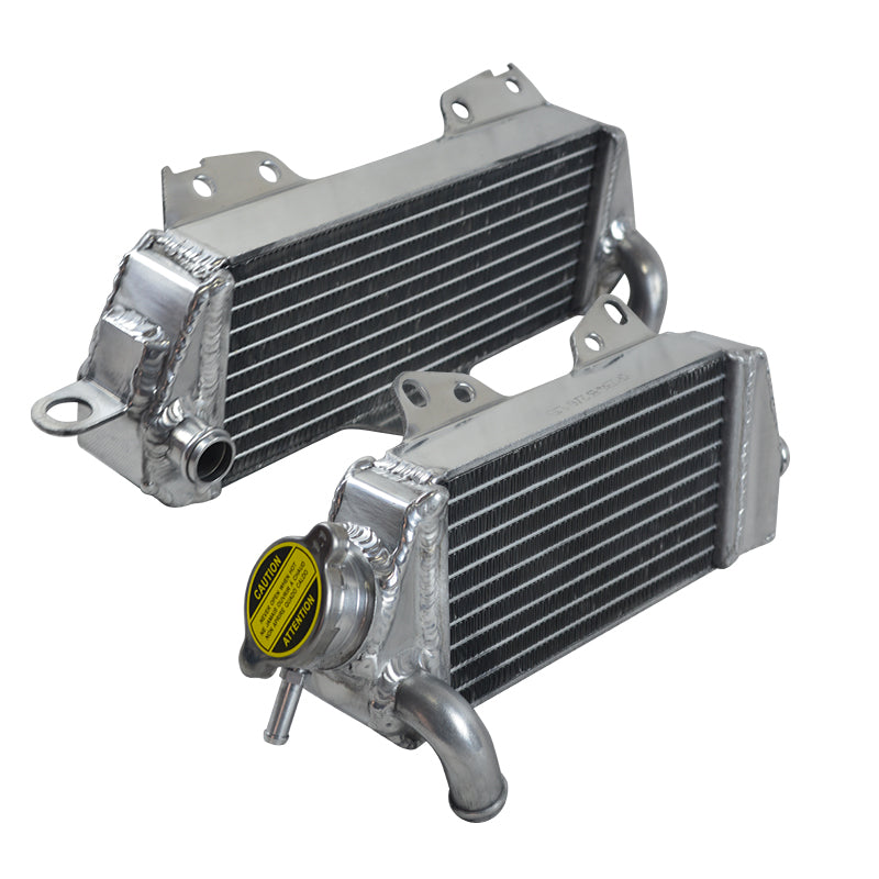 Left+Right Aluminum Radiator for 1989 1990 1991 1992 1993 1994 Kawasaki KDX200