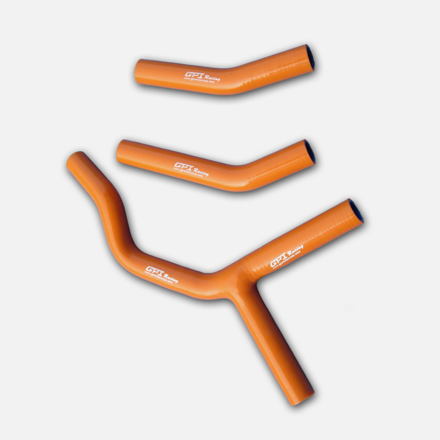 Orange Silicone Radiator Hose for 2004 2005 2006 2007 KTM 200/250/300 EXC/XC