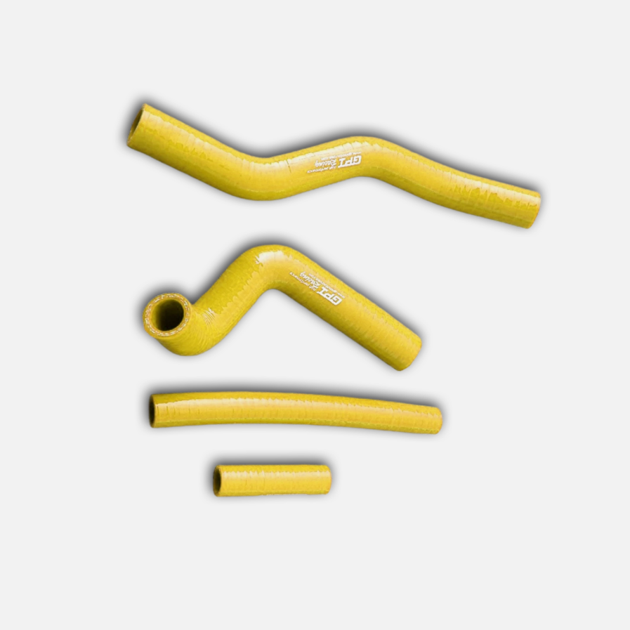 Yellow Silicone Radiator Coolant Hose for 2001-2008 Suzuki RM125