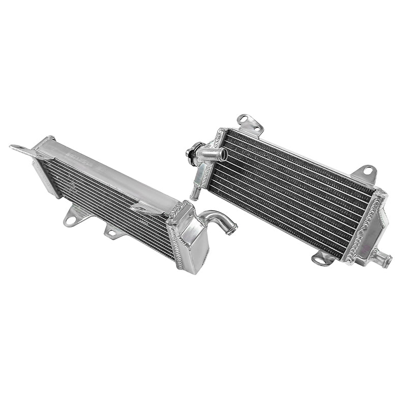 Left+Right Aluminum Radiator for 2018 2019 2020 2021 2022 Yamaha YZ250F YZ450F