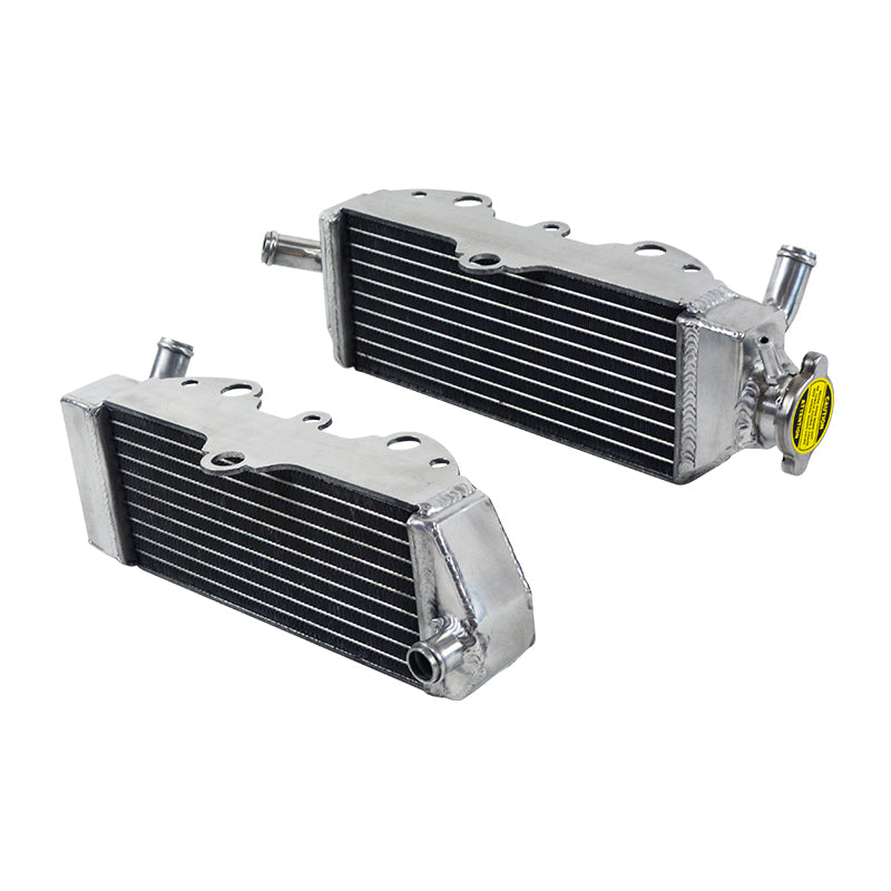 Left+Right Aluminum Radiator for 1988 1989 1990 1991 1992 Suzuki RM125 RM250