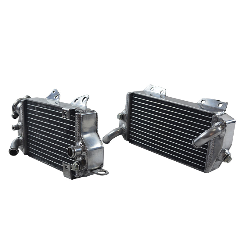 Left+Right Aluminum Radiator for 1993 1994 1995 1996 Kawasaki KLX650 KLX 650
