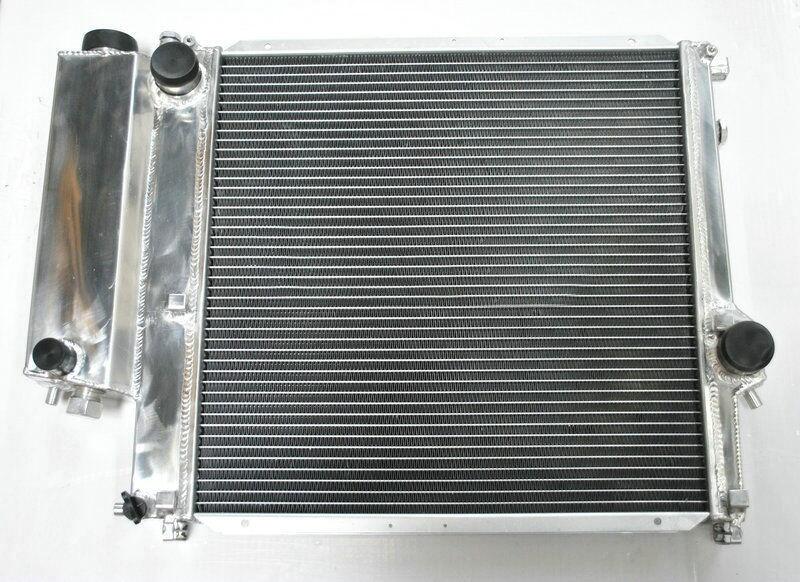 Aluminum Radiator for BMW 318i Z3 E36 1991-1999 - Fits M42 M44 1.8L 1.9L Engine - Direct Bolt-On Replacement