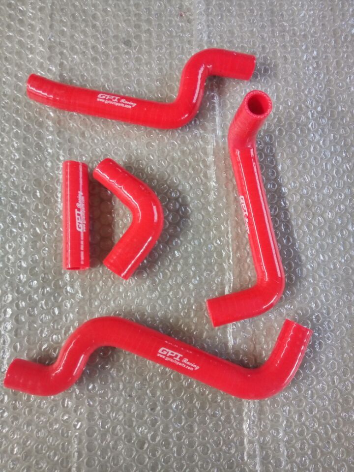 Aluminum radiator & red hose For 1995-2010 Aprilia RS125 RS 125 Tuono 125 PY RD SF MP 1996 1997 1998 1999 2000 2001 2002 2003 2004 2005 2006 2007 2008 2009