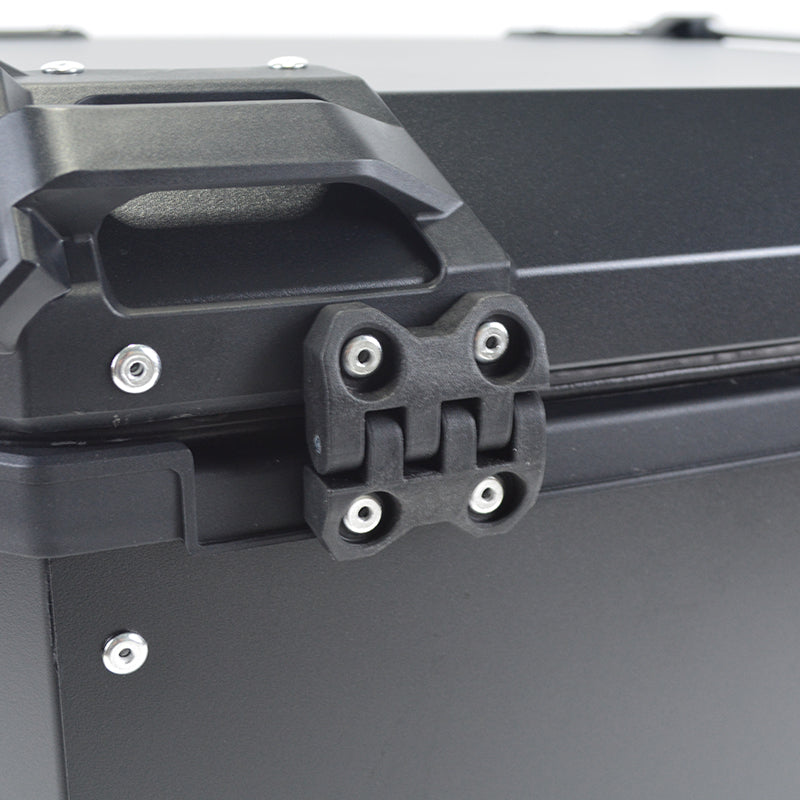 Aluminum Trunk 80L Motorcycle Top Case Waterproof Luggage Storage Tour Tail Box