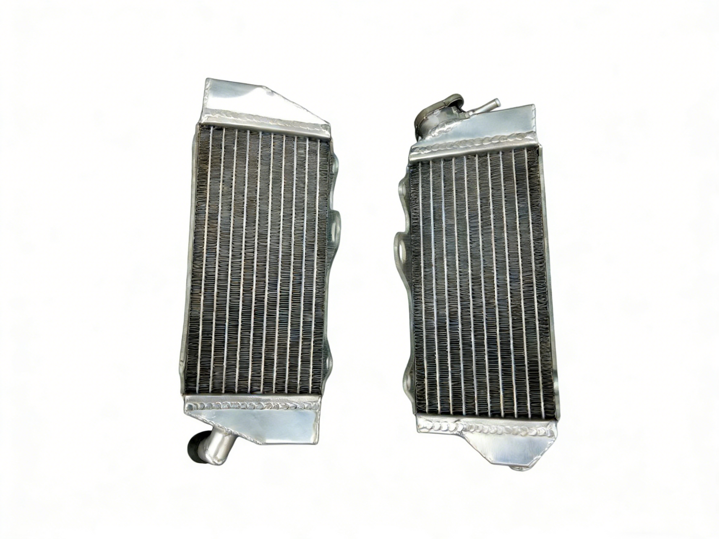 Left+Right Aluminum Motorcycle Radiator for 1983 Kawasaki KX250 KX 250