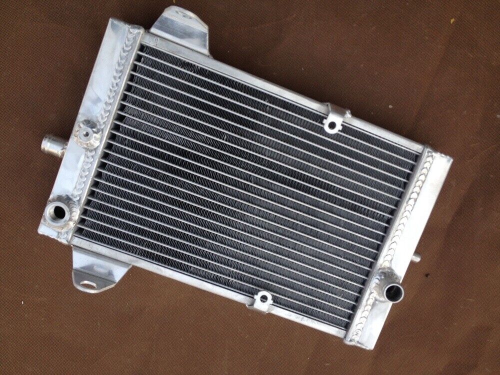 Aluminum RADIATOR + Green Hose for 2003-2009 Kawasaki KFX700 KFX 700 04 05 06 07