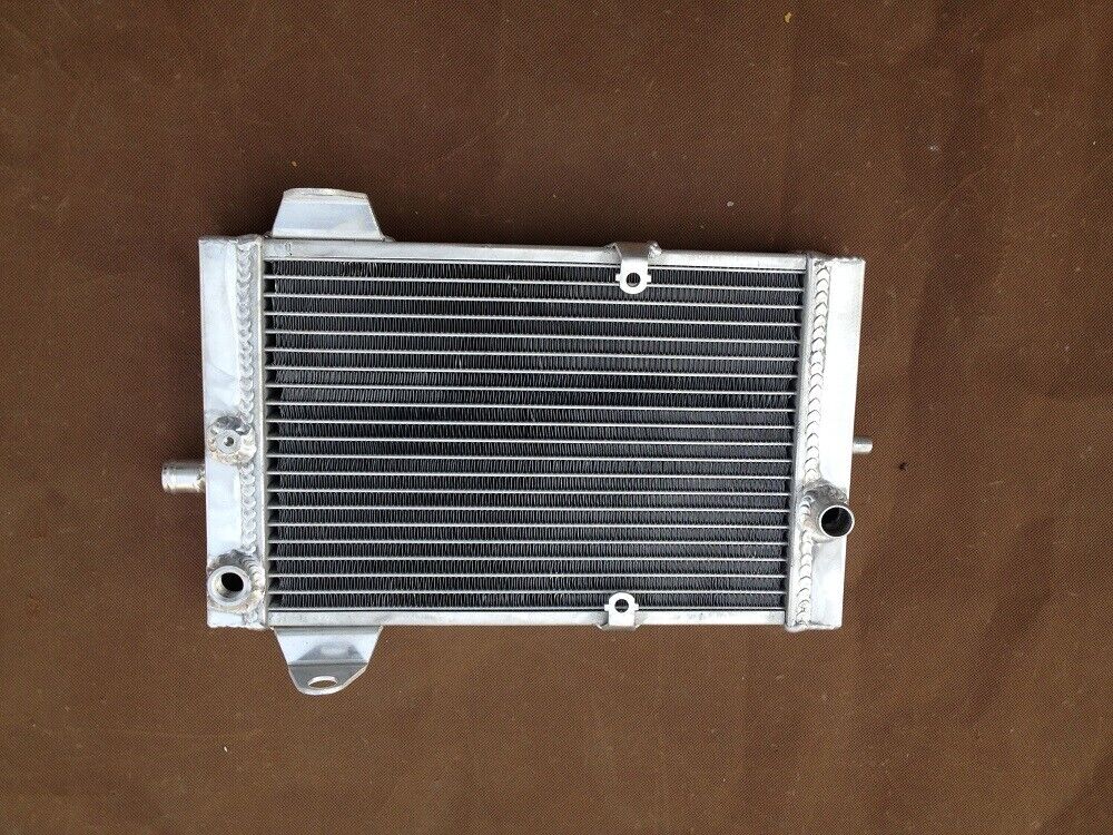 Aluminum RADIATOR + Green Hose for 2003-2009 Kawasaki KFX700 KFX 700 04 05 06 07