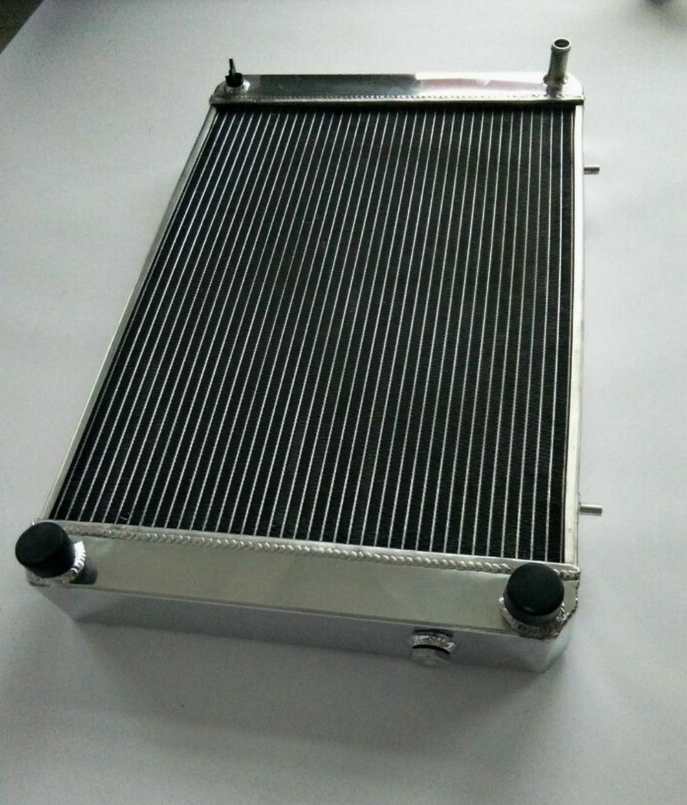 Aluminum Radiator & fans for Triumph TR7 TR 7 2.0L 1998CC Manual 1975–1981 Convertible 1976 1977 1978 1979 1980 1981 1975 TR-7