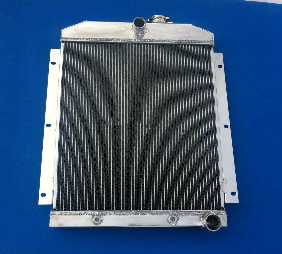 3 ROW Aluminum Radiator + FAN For 1948-1954 Chevy Pickup Pick Up Truck AT/MT