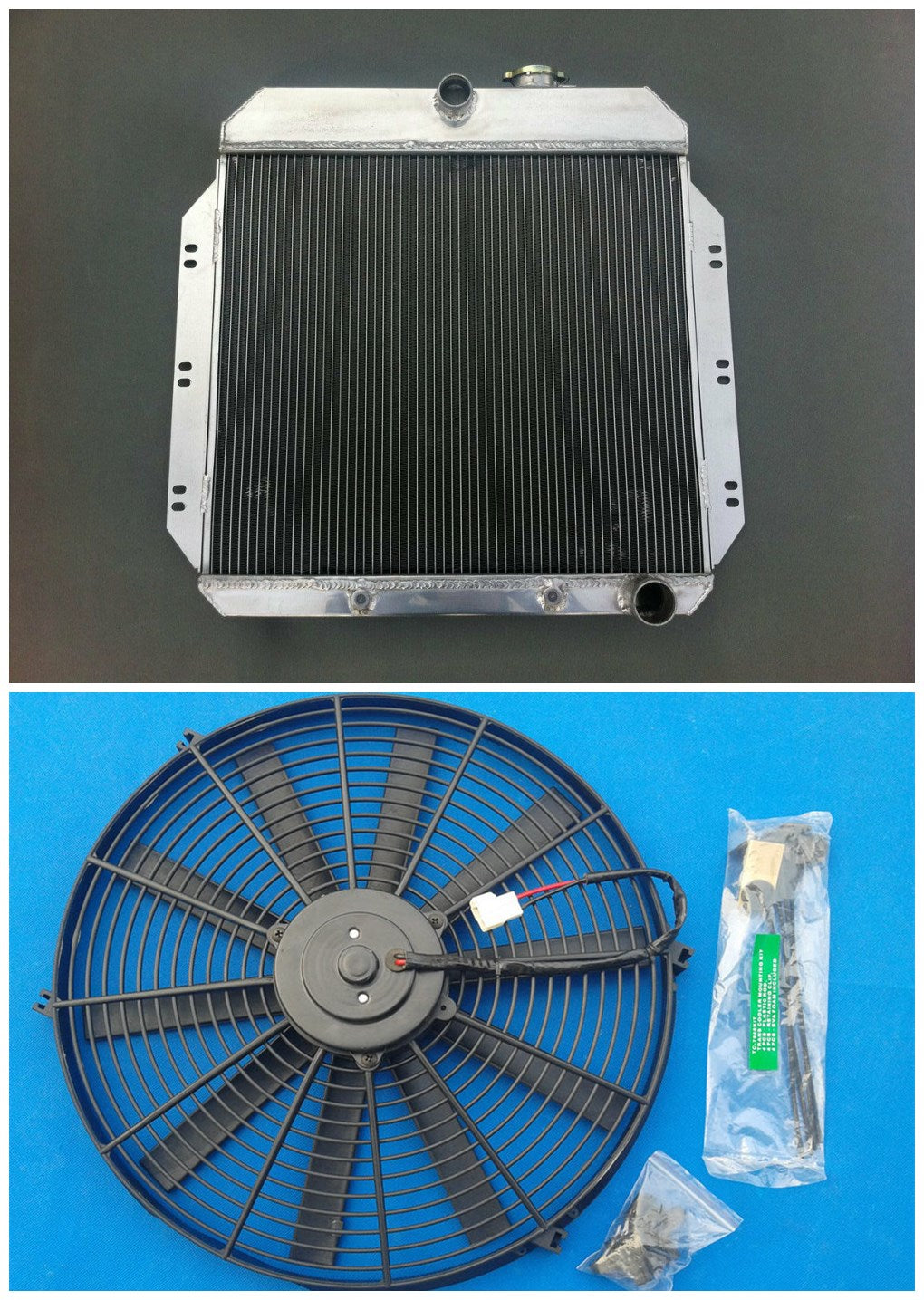 3 ROW Aluminum Radiator & FAN for 1949 1950 1951 1952 1953 1954 Chevy Cars V8