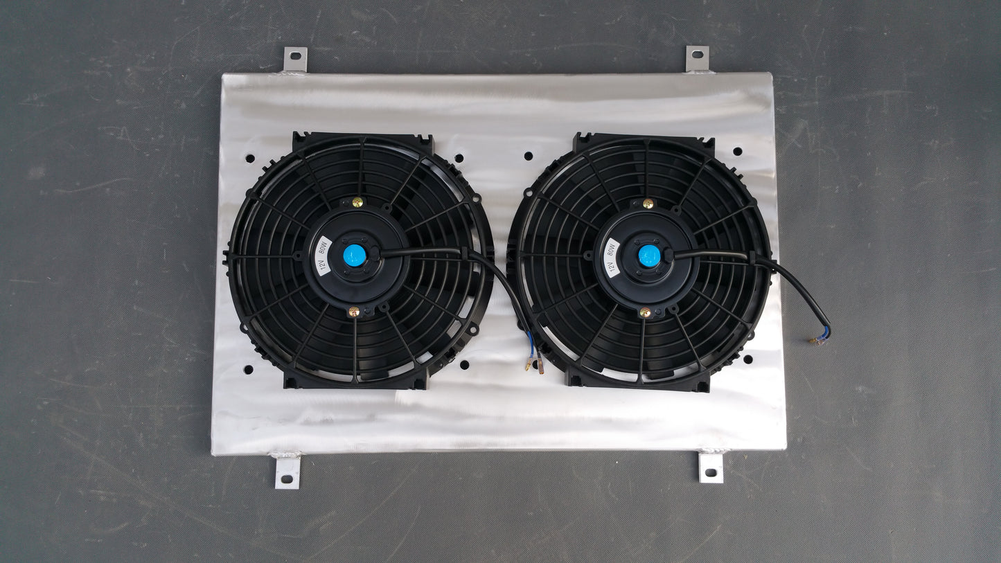 ALUMINUM SHROUD & FAN for 79-93 FORD MUSTANG 80 81 82 83 84 85 86 87 88