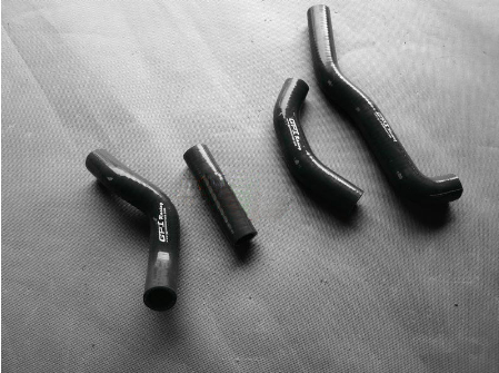For KAWASAKI KX250 KX 250 1988 1989 88 89 Radiator silicone hose BLACK