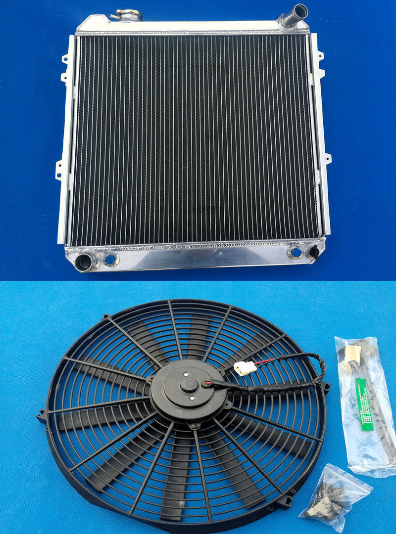 Aluminum Radiator & FAN for Toyota Pickup Truck 3.0L V6 1988-1995 1989 1990 1991 1992 1994