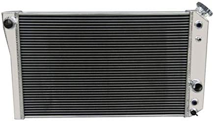 Aluminum radiator& FAN for Chevrolet Chevy 5.7L S10 W/ V8 Conversion AT/MT 1982-2002