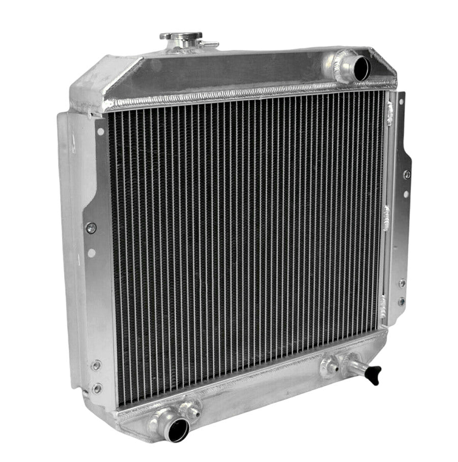 Aluminum radiator & fan For 1988-1992 Nissan Forklift A10-A25 H20 1988 1989 1990 1991 1992