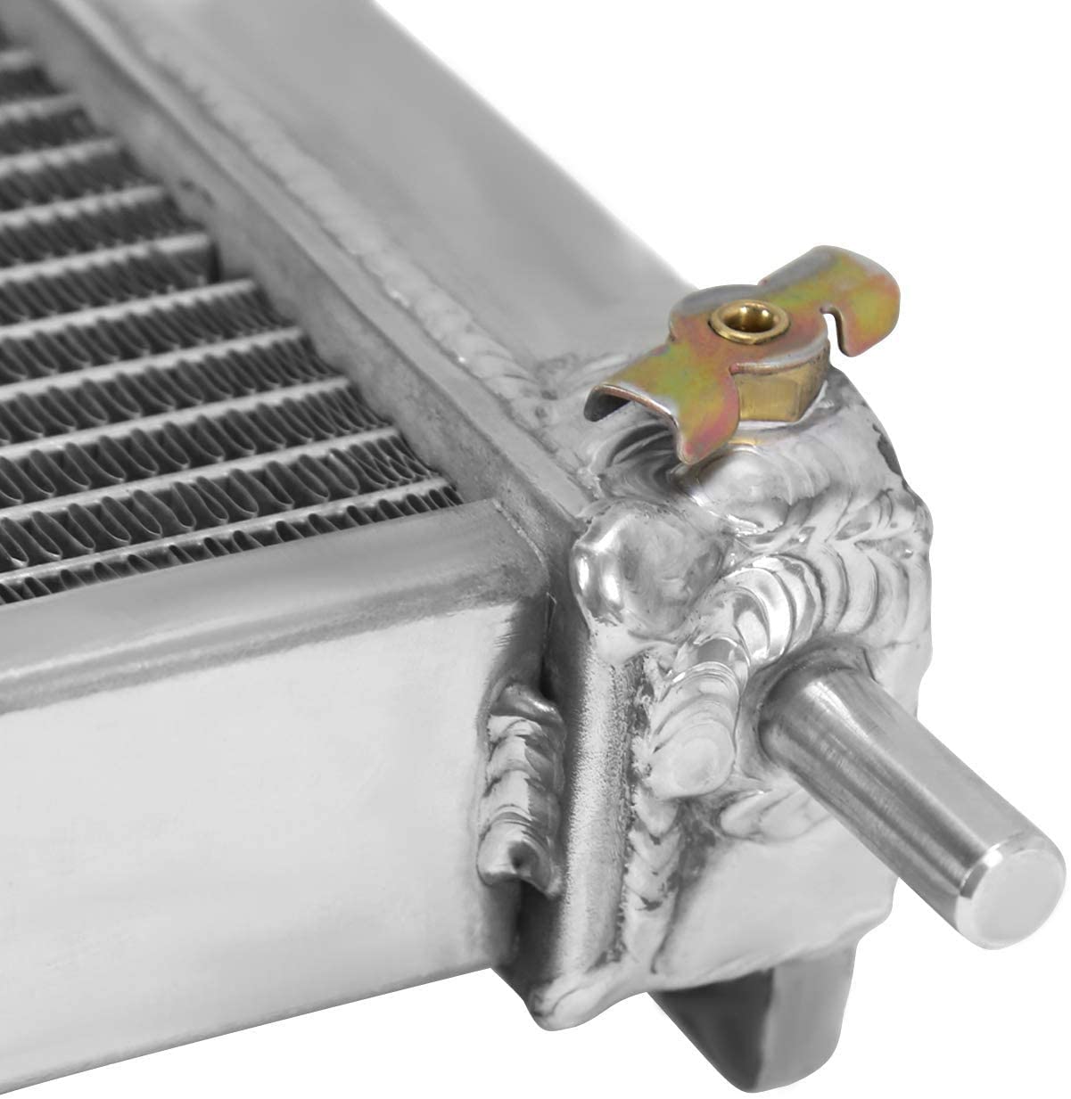 Aluminum radiator + Fan for JEEP GRAND CHEROKEE 4.0L L6 1999-2005 2000 01 02 03