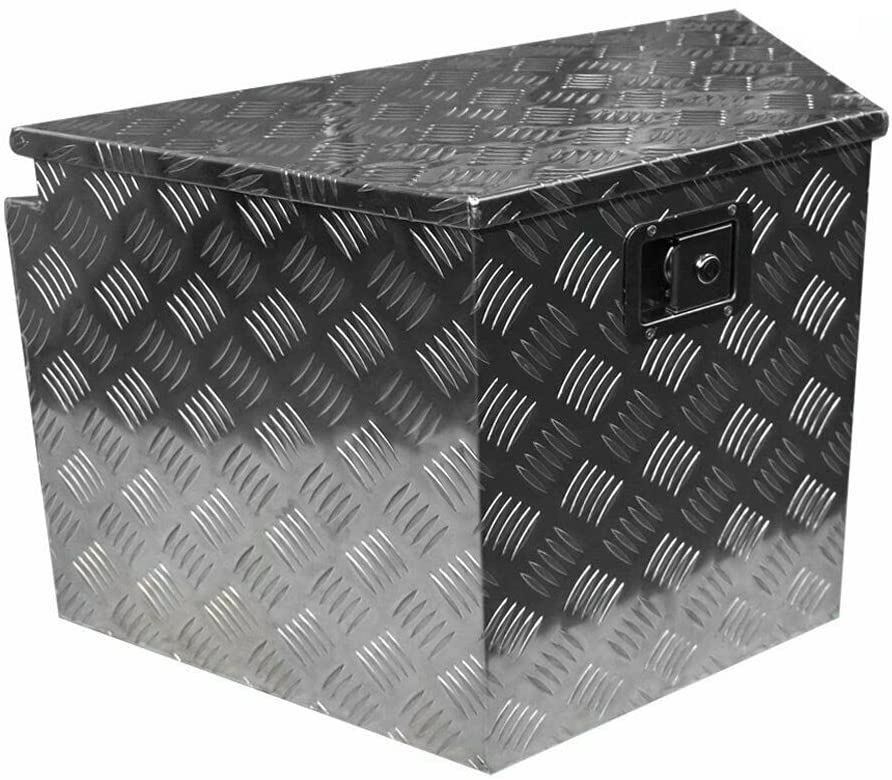 15.2" X 29" X 18"(736mmx420mmx460mm) Aluminum Truck Pickup Underbody Tool Box Tongue Trailer Storage