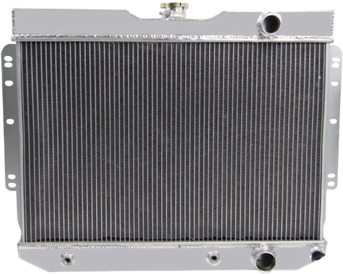 3 Row All Aluminum Radiator For 1959-1965 Bel Air/Biscayne/Caprice/Impala/Kingswood 3.8-6.7L 1959 1960 1961 1962 1963 1964 1965