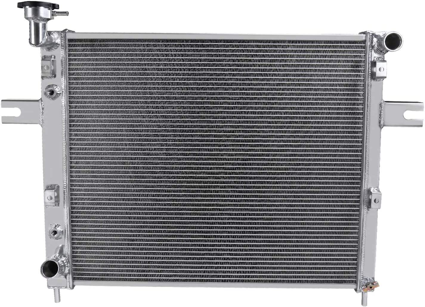 Aluminum radiator + Fan for JEEP GRAND CHEROKEE 4.0L L6 1999-2005 2000 01 02 03