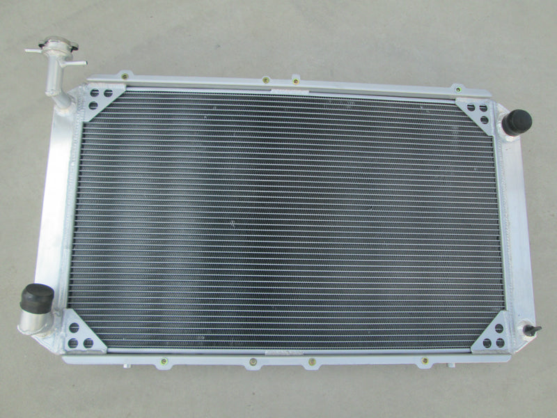 Aluminum Radiator & Fans for Nissan Patrol GQ Y60 Safari 2.8L/4.2L 4200cc DIESEL RD28T TD42 I6 & 3.0L RB30S PETROL 1987-1997