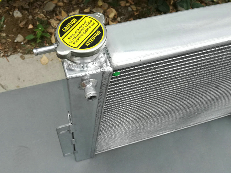 3Row 62mm Racing aluminum radiator for JEEP CJ7 WITH CHEVY V8 LS SWAP 1976-1986 manual CROSS-FLOW 76 78 80 85 86