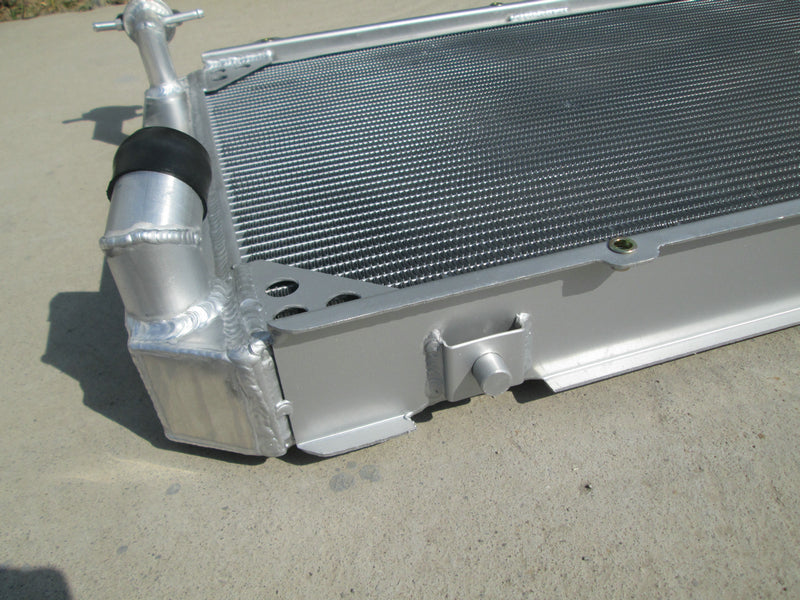 Aluminum Radiator & Fans for Nissan Patrol GQ Y60 Safari 2.8L/4.2L 4200cc DIESEL RD28T TD42 I6 & 3.0L RB30S PETROL 1987-1997