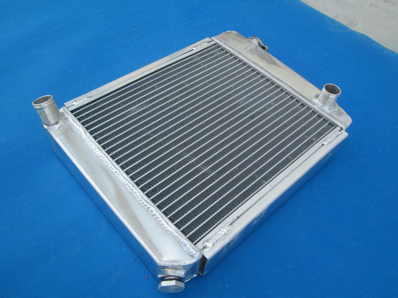 Aluminum Radiator &Fan for AUSTIN ROVER MINI 1275 GT 1959-1997 Manual MINI COOPER 59 60 67 68 76 91 97
