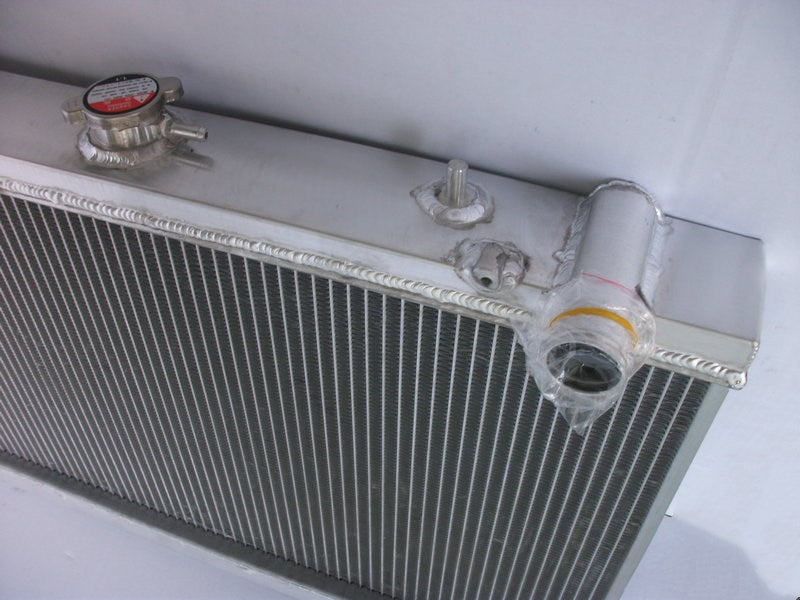 Aluminum Radiator & Fan FOR 1989-1994 NISSAN SKYLINE GT-R/GTS-25/GTM/GTS-T/ GTS-4 MT 1990 1991 1992 1993