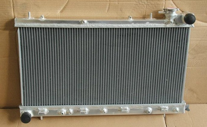 Aluminum Radiator& FAN For Subaru Forester SF L S & Impreza GF GFC L Outback RS H4 2.2L 2.5L EJ25/EJ22 Engine 1998-2002 AT/MT 1999 2000 2001