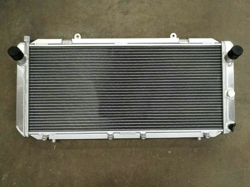 Aluminum Radiator & 2*Fans for Toyota MR2 W20 2.0L 3SGTE I4 SW20 REV1 REV2 REV3 TURBO NA 1990-1999 MT KIT 90 91 92 93 94 95 98