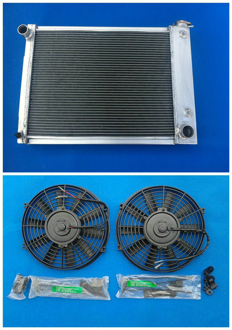 High Quality New Aluminum Racing Radiator+ Fans 67-69 68 For Chevy Camaro / Pontiac Firebird T/A 5.3L-5.7L V8