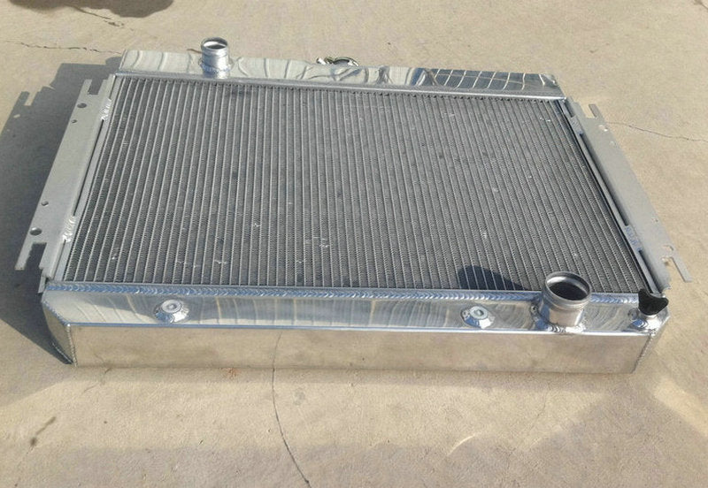 Aluminum Radiator &Fans For 1963-1968 Chevrolet Chevy Chevelle El Camino Biscayne Impala Bel Air Caprice L6 V8 AT/MT 5.4L