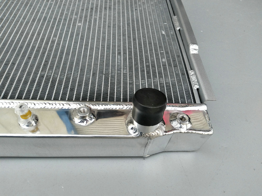 Aluminum Radiator + Fan For Lexus LX450 & Toyota Land Cruiser 80 Series FJ80R FZJ80 J80 4.5L 1FZ-FE I6 1993-1997 MT/AT 93 94 95 96 97