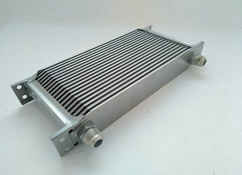 Performance Silver Universal OilCooler FOR 19 Row AN-10AN Engine Transmission Racing Oil Cooler Mocal style