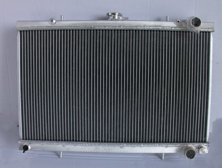 Aluminum Radiator & Fan FOR 1989-1994 NISSAN SKYLINE GT-R/GTS-25/GTM/GTS-T/ GTS-4 MT 1990 1991 1992 1993