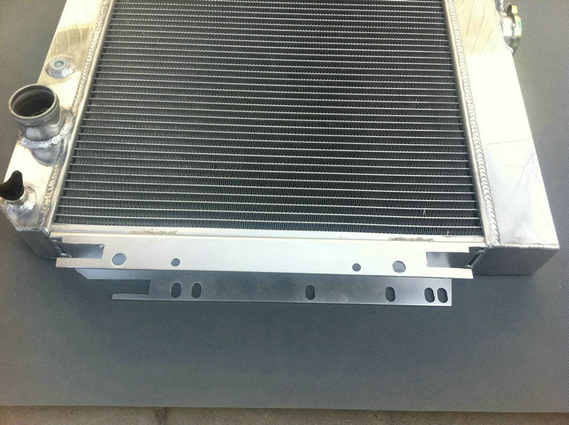 Aluminum Radiator &Fans For 1963-1968 Chevrolet Chevy Chevelle El Camino Biscayne Impala Bel Air Caprice L6 V8 AT/MT 5.4L