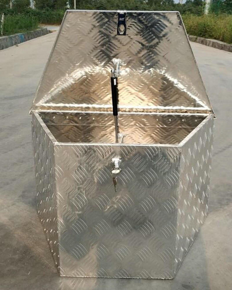 15.2" X 29" X 18"(736mmx420mmx460mm) Aluminum Truck Pickup Underbody Tool Box Tongue Trailer Storage