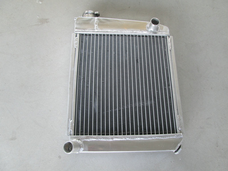 Aluminum Radiator &Fan for AUSTIN ROVER MINI 1275 GT 1959-1997 Manual MINI COOPER 59 60 67 68 76 91 97