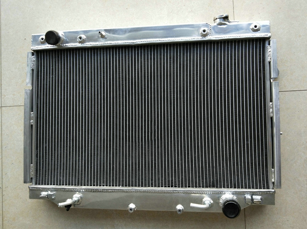 Aluminum Radiator + Fan For Lexus LX450 & Toyota Land Cruiser 80 Series FJ80R FZJ80 J80 4.5L 1FZ-FE I6 1993-1997 MT/AT 93 94 95 96 97