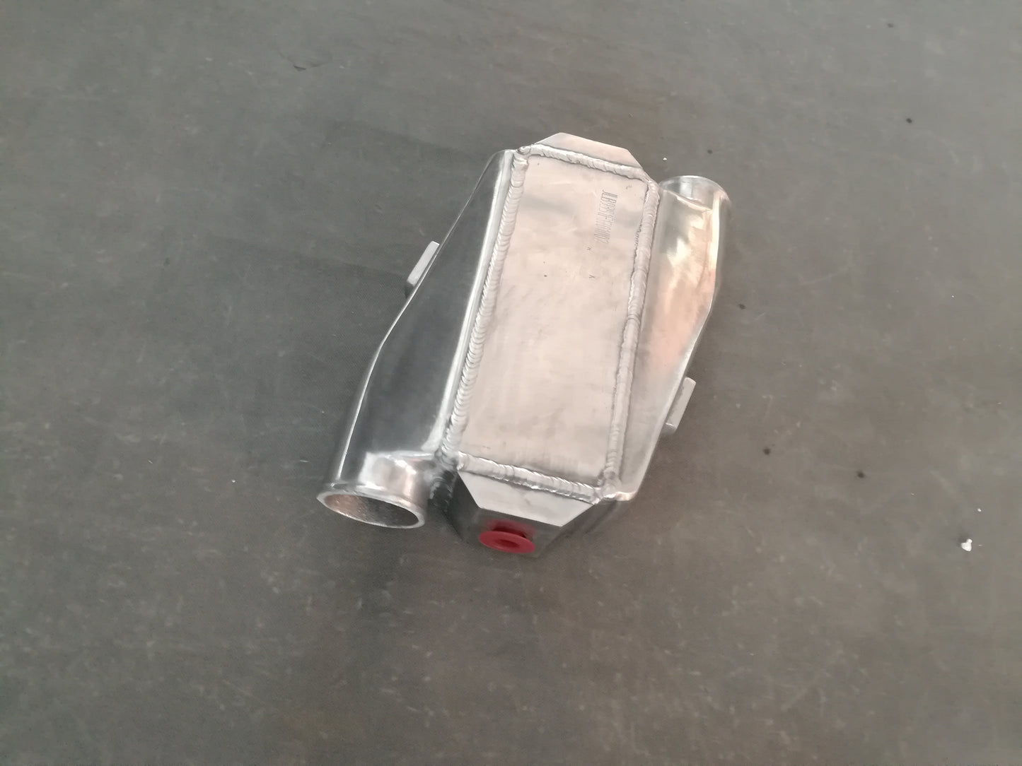 UNIVERSAL ALUMINUM 12"x12"X4.5" BAR &PLATE FRONT MOUNT WATER-TO-AIR INTERCOOLER