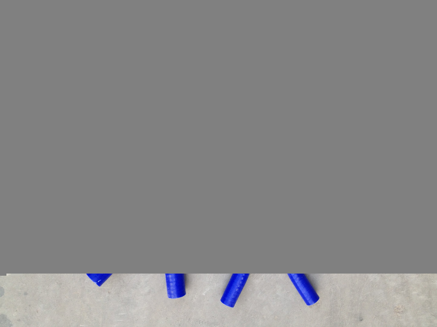 FOR Honda CR125 CR125R CR 125 R 1989 89 silicone radiator hose BLUE