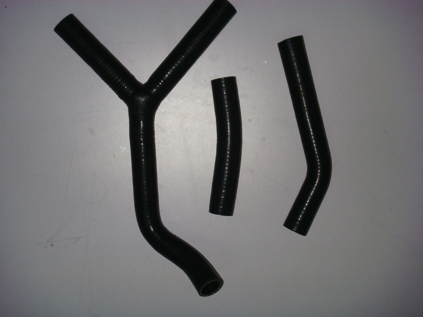 silicone radiator hose for KTM 200/250/300 EXC/XC 2004-2007 2005 2006 2007 black