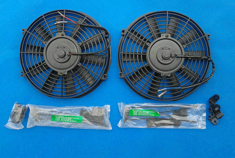 Performance aluminum alloy radiator for Nissan Skyline R33 R34 GTR GTS-T & 2 Fans