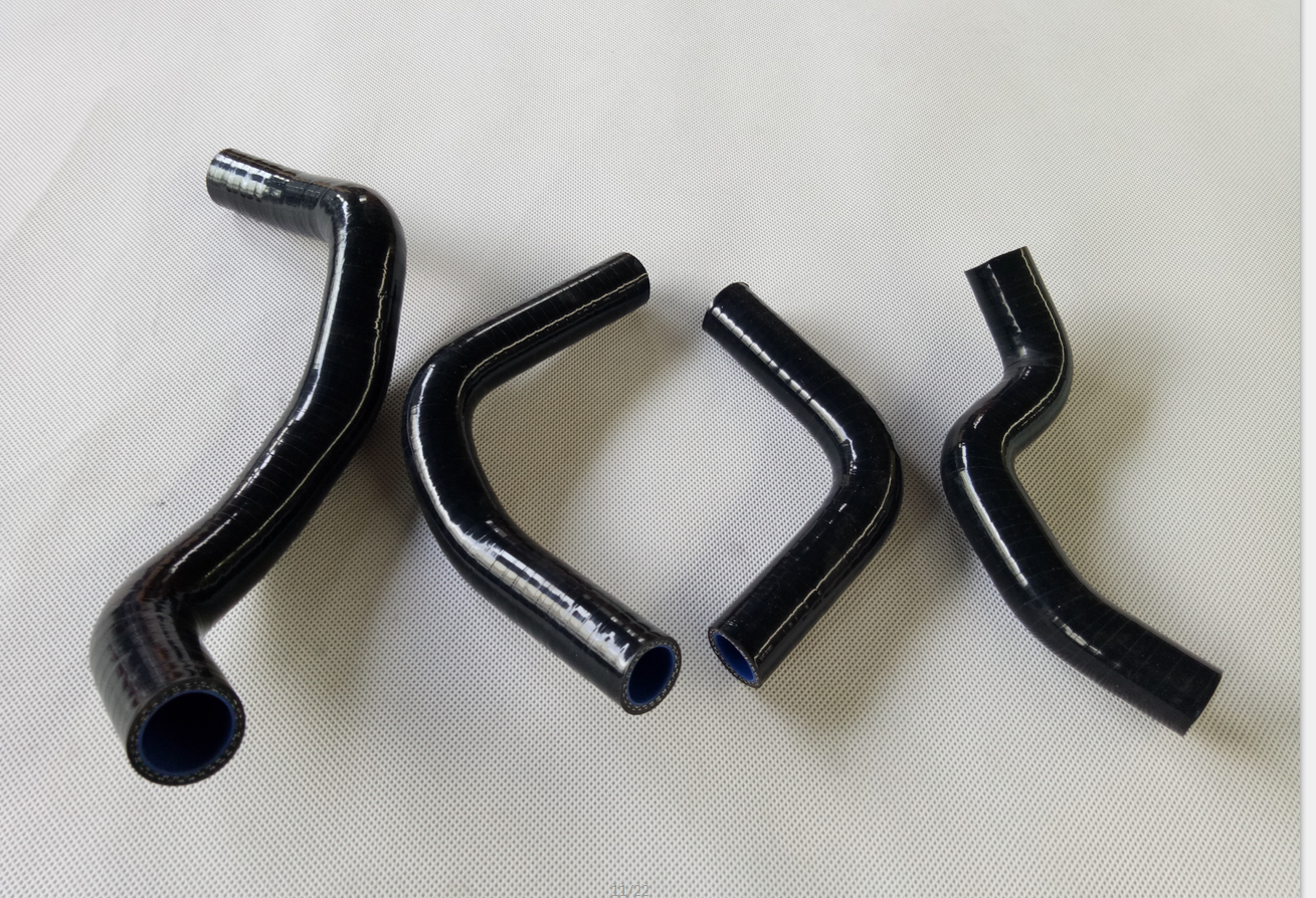 silicone radiator hose for SUZUKI DRZ400E DRZ 400E 2002-2007 K2/K3/K4 BLACK